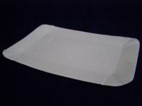 Тарелка картон (13х20) мелованная 50/800