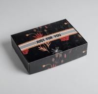 Подарочная коробка 21х15х5см Цветы 1/10/150