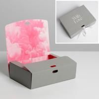 Подарочная коробка 16,5х12,5х5см двусторонняя Текстура 1/5/600