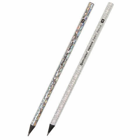 Карандаш ч/гр НВ дисплей BRAUBERG PREMIUM TURKEY Platinum 181561