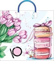 Пакет с пластмассовыми ручками (38х34)-90 Знак внимания 10/150