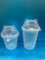 Крышка для стакана шейкер ПЭТ d-90 купольная флип-топ  45/900