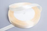 Лента атласная 10мм 25м шампань 1/10