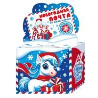 НГ Коробка до 0,8кг 145х100х120/220 Новогодняя почта 1/150
