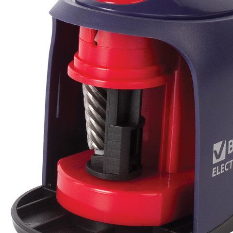 Точилка электрическая питание от 4 батареек АА, спиралевидное лезвие BRAUBERG Delta 1/8/32