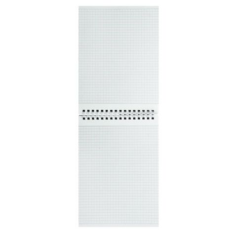 Блокнот 60л А5 145х205мм клетка спираль картон жесткая подложка BRAUBERG На волне 1/4/64