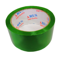 Клейкая лента цветная (48х57) зеленая ARUS (АРУС) 6/36 