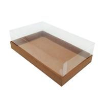 Коробка для сладостей 250х150х70мм Крышка пластик прозр (дно 448767) 25/25 Коробка для сладостей 250х150х70мм Крышка пластик прозр (дно 448767) 25/25