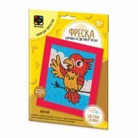 Аппликация фреска Веселый зоопарк Попугай 1/50