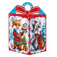 НГ Коробка до 1,0кг 115х115х170/220 Зверята 1/150