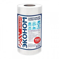 Полотенца вискозные рулон (20х23) Эконом Smart универсальные (150) 1/12
