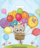 Пакет с вырубной ручкой (38х45)-50 Шаролет 50/500