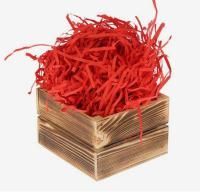 Наполнитель бумажный 50г красно-кирпичный 1/100