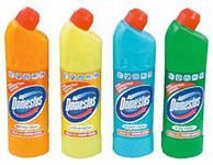 Средство жидкое 1л чистящее для уборки туалета DOMESTOS (Доместос) Лимонная свежесть 1/12