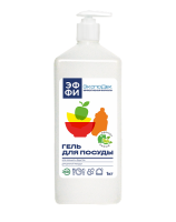 Средство жидкое для мытья посуды 1кг с дозатором Эффективная формула Лайм ЭФФИ (эксперт 2000) 1/15