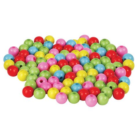 Бусины для творчества ШАРИКИ, 8мм, 30г., 5 цветов, ОСТРОВ СОКРОВИЩ (вывод)