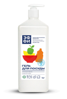 Средство жидкое для мытья посуды 1кг с дозатором Эффективная формула ЭФФИ (эксперт 2000) 1/15