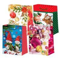 НГ Пакет подарочный ламинированный (14x20x7) Микс№2 1/12/360