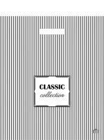 Пакет с вырубной ручкой (38х45)-60 Полосатая классика ламинат Тико 50/500