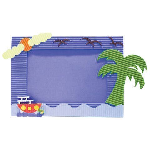 Цветной картон А4 5л 5цв 250 г/м2 гофрированный ОСТРОВ СОКРОВИЩ 1/100