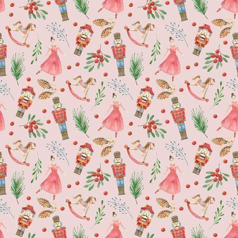 НГ Бумага упаковочная 70х100см ЗОЛОТАЯ СКАЗКА Сказочный подарок 10дизайнов 105г/м2 1/50