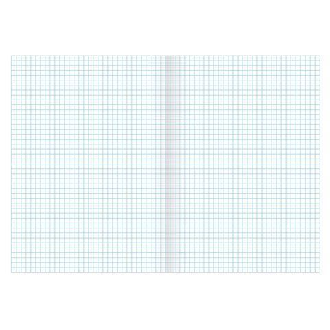 Тетрадь 96л А4 клетка офсет 60г/м2 мелованный картон Монохром2 BRAUBERG 1/5/25