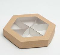 Менажница крафт 23х4см 1/5/100