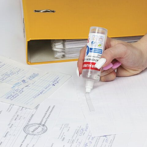 Клей канцелярский силикатный 50мл BRAUBERG с аппликатором 1/12/432