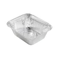 Касалетка алюминиевая 150х124х44/107х81мм 490мл L-край (крышка 437621) 50/1200