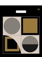 Пакет с вырубной ручкой (38х45)-60 Магия линий Тико 50/500