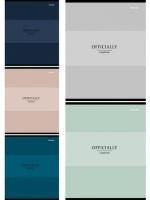 Тетрадь 48л А5 клетка мелованный картон OFFICIALLY  5/100