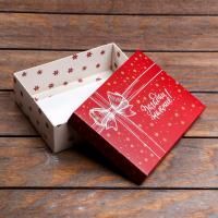 НГ Подарочная коробка 16,5х12,5х5,2см Изысканность 1/5/300