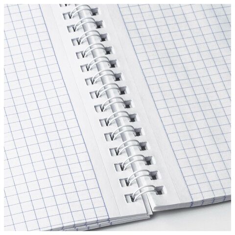 Блокнот 60л А5 146х205мм гребень, картон, клетка BRAUBERG Classic 1/4/80