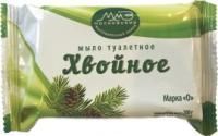 Мыло туалетное 100гр в обертке Хвойное 1/80