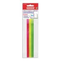 Закладки-ляссе Неон 3шт 38см клейкий край