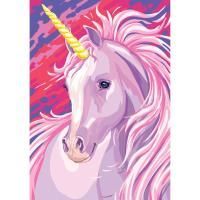 Алмазная мозаика Единорог 15х21см 1/20/250
