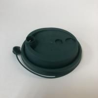 Крышка для бумажных стаканов d 90 мм с питейником флип-топ черная 50/1000