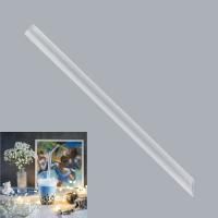 Трубочки для бабл-ти 210х12 прямые со скосом прозрачные в инд.упаковке (250шт) 1/7