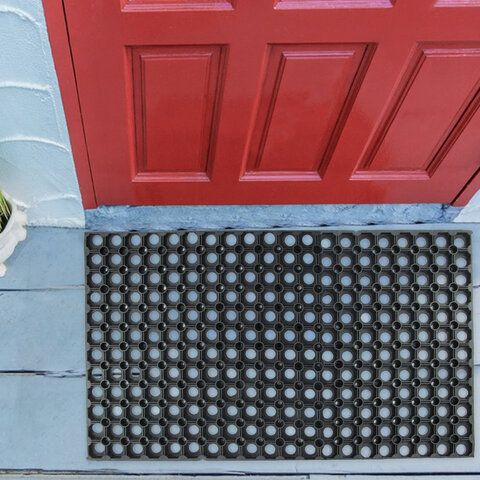 Коврик входной резиновый грязесборный ячеистый 80х120см толщина 16мм LAIMA EXPERT 1/3 (клиент)